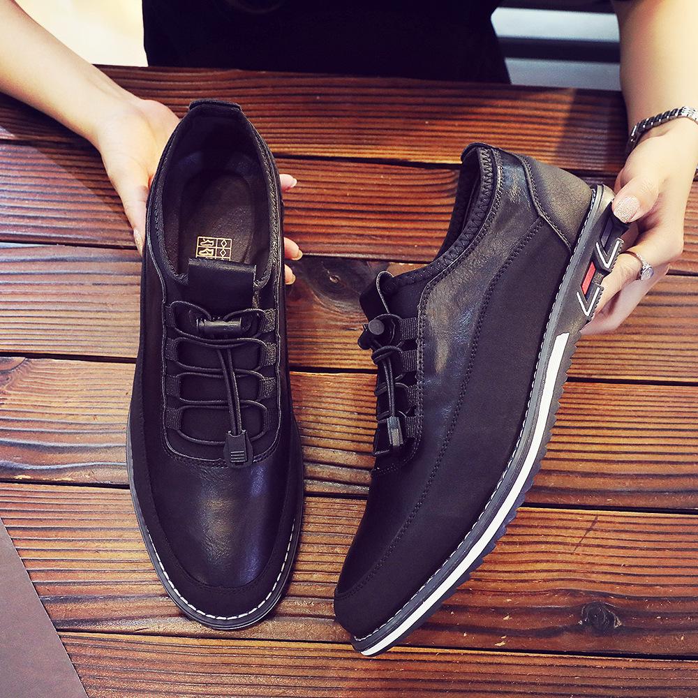Men s British Style Retro Leather Casual Shoes 40