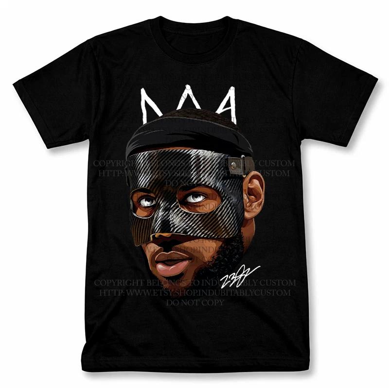 Lebron James Mask King James Graphic T Shirt Vintage Basketball Fan Tee M