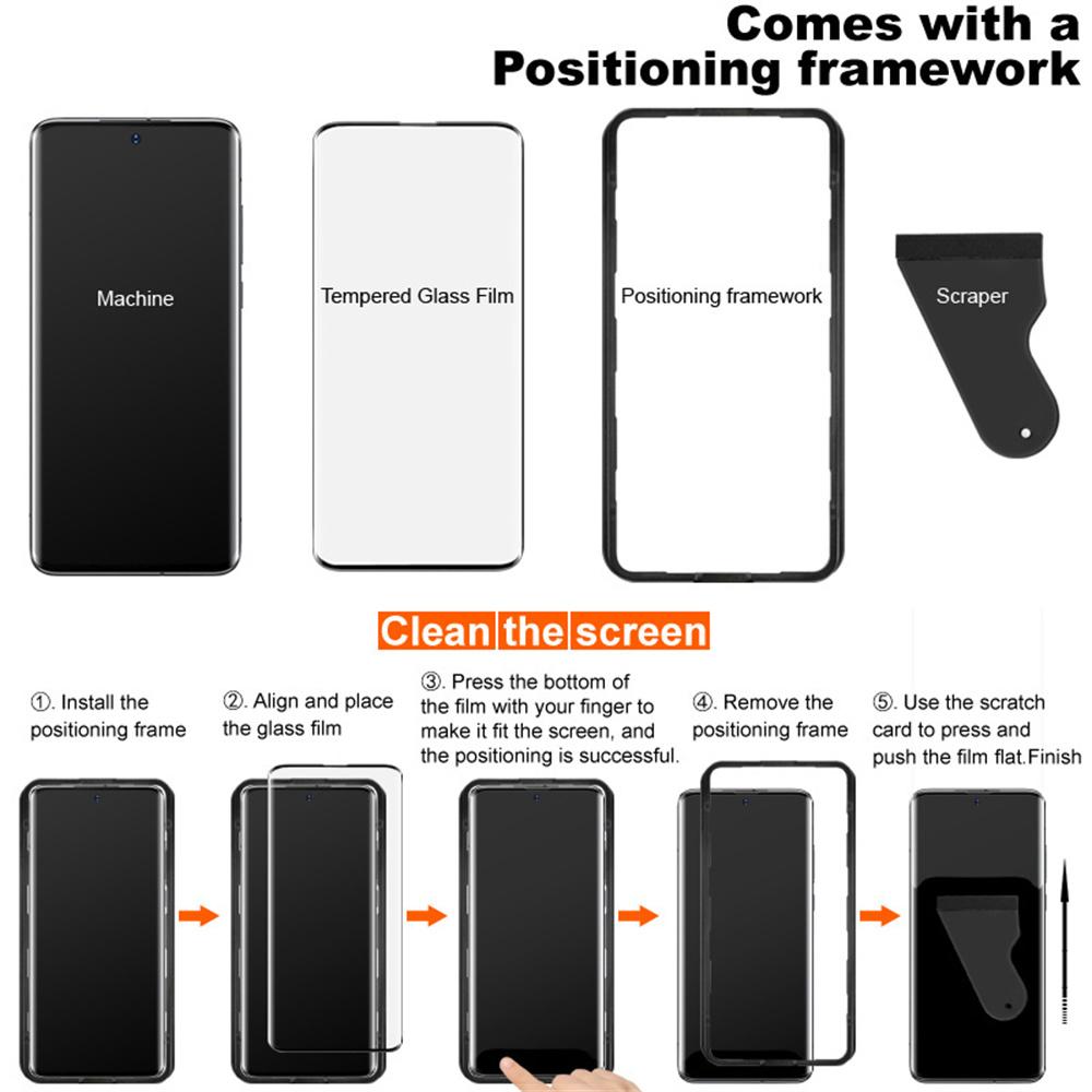 IMAK Screen Protector For Huawei Pura 80 Pro/Pura 80 Pro+/Pura 80 Ultra Full Glue 3D Curved Tempered Glass Film with Positioning Frame