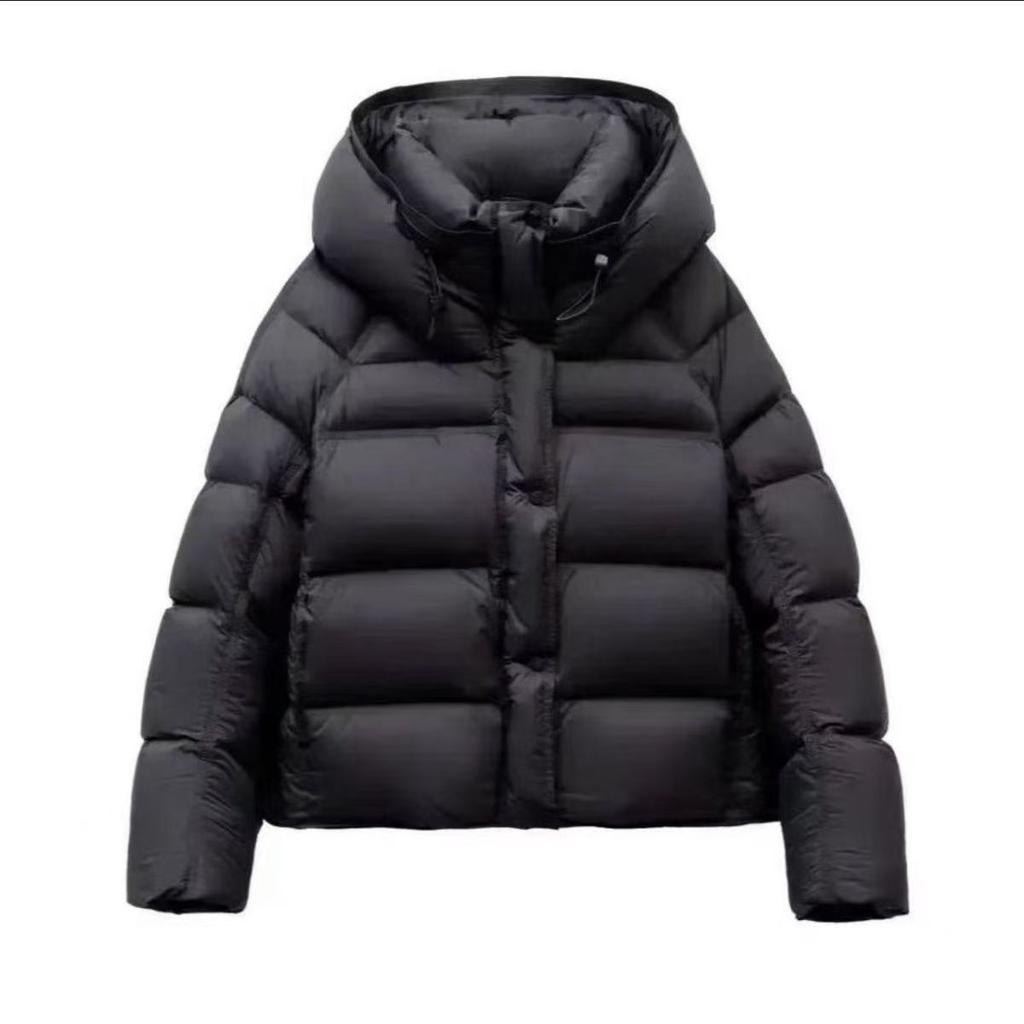 Winter Puff Down Cotton Padded Jacket Women's Short Hooded Loose Bread Jacket Thickened Warm Jacket