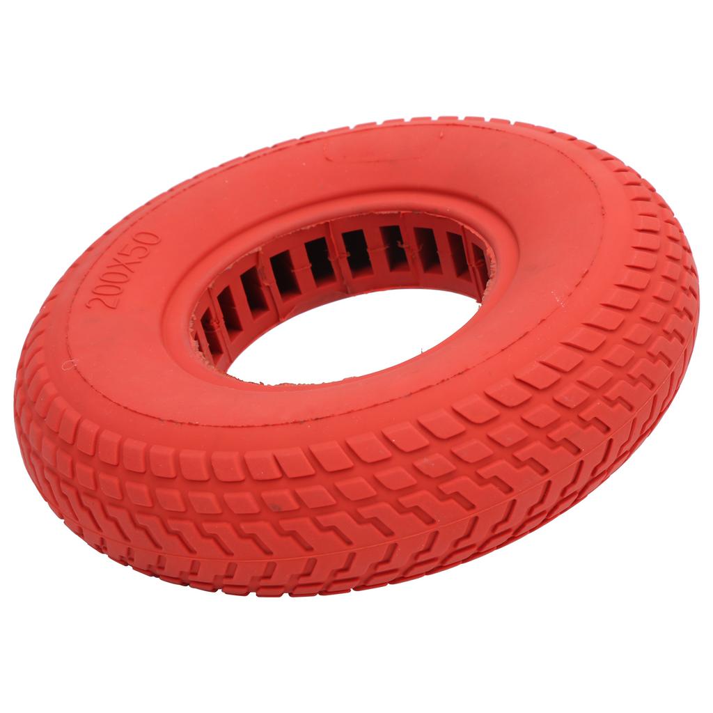 200x50mm ExplosionProof Solid Tyre Rubber Tire Hollow Out Damping for Electric Scooter
