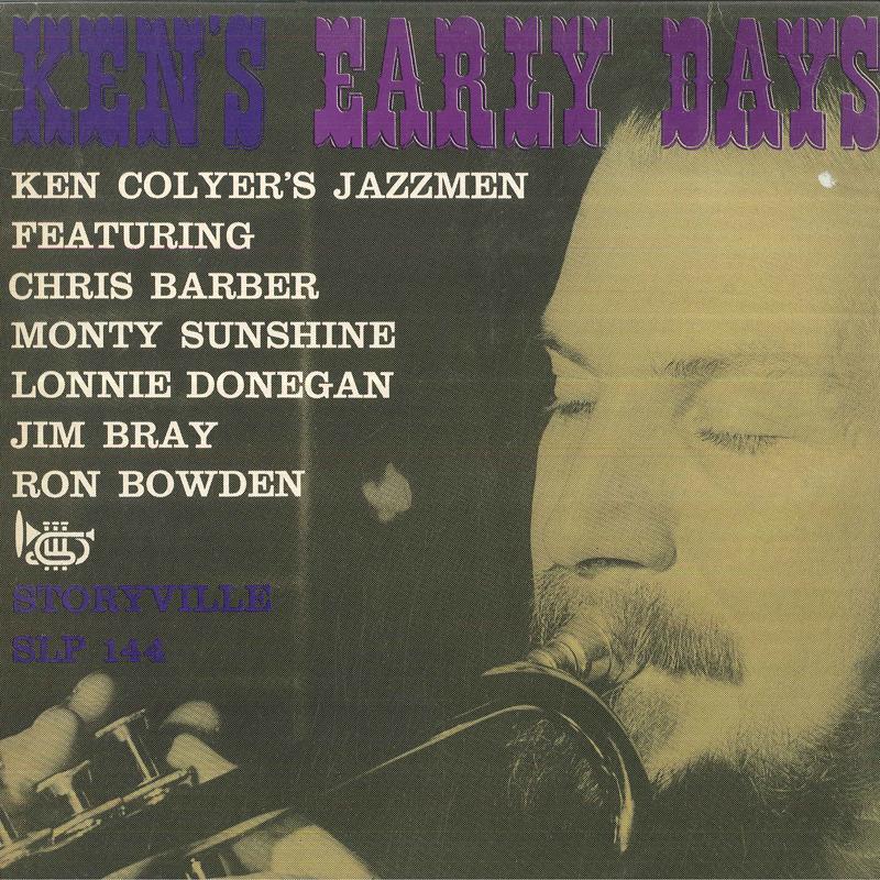 

LP Record KEN COLYERS JAZZMEN CHRIS BARBER Kens Early Days SLP144 STORYVILLE 196 Denmark Jazz Used