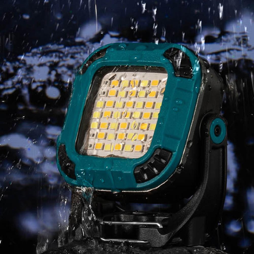 LED Camping Flashlight with Type C Rechargeable Battery for Outdoor Use