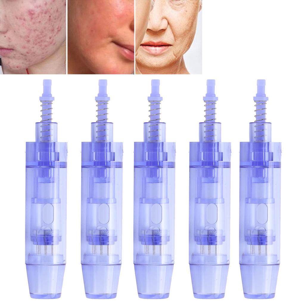 5pcs 9-Pin Electric Micro Needle with Cover for Beauty Serum Introduction Skin Management Care