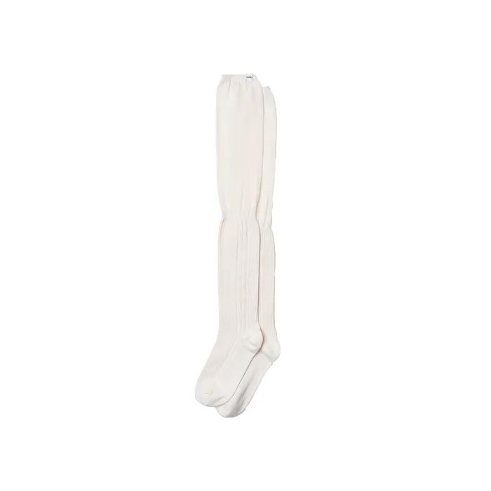 Ribbed Side-Line High Knee Socks_3 color