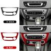 For Renault Fluence Megane RS 2009 2010 2011 2012 2013 2014 2015 Real Soft Carbon Fiber Sticker LHD RHD Central Switch Interior