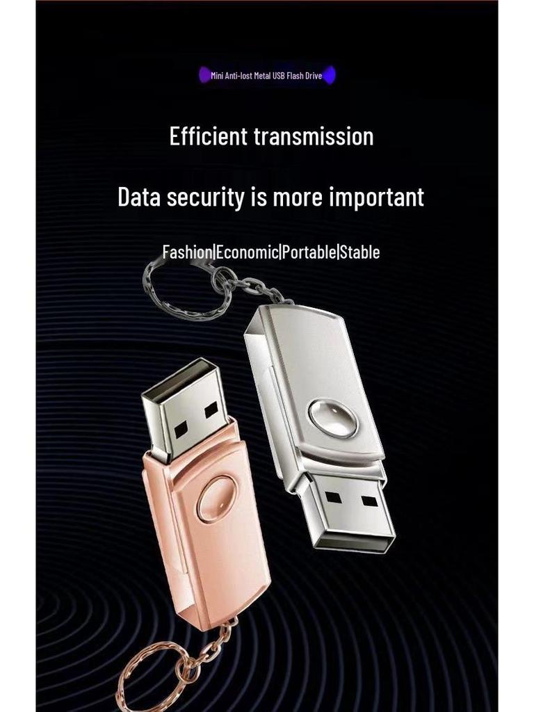 128GB Dual-use High-Speed USB-C Flash Drive for Phones and Computers - Portable Office & Car Gift