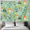 Botanical Tapestry Forest Wall Hanging Nature Decor Bedroom Living Room Aesthetic Wall Art Home Decor Greenery Backdrop