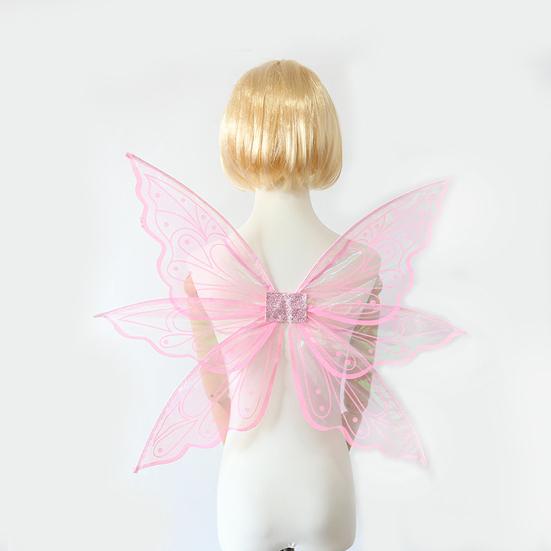 Princess Fairy Butterfly Wings Foldable Lightweight Kids Dress Up Halloween Party Costume Angel Wings