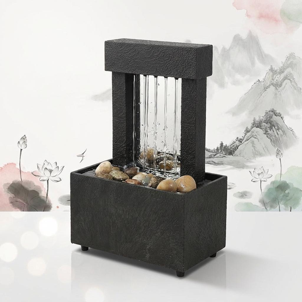 Desktop Water Fountain: Wealth-Attracting Home & Office Decoration