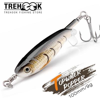 10cm 9g Oberflächen-Stiftköder Drehende Propellerkörperköder Schwimmender Hartköder für Barsch Hecht Oberflächenfischerei