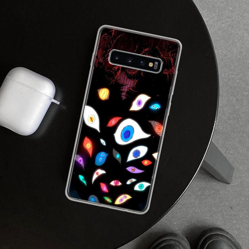 Scary Face Eyes Phone Case Cover for Samsung Galaxy S26 S25 Edge S24 S23 Ultra S22 Plus S21 FE S20 + Art Customized Fundas Galax