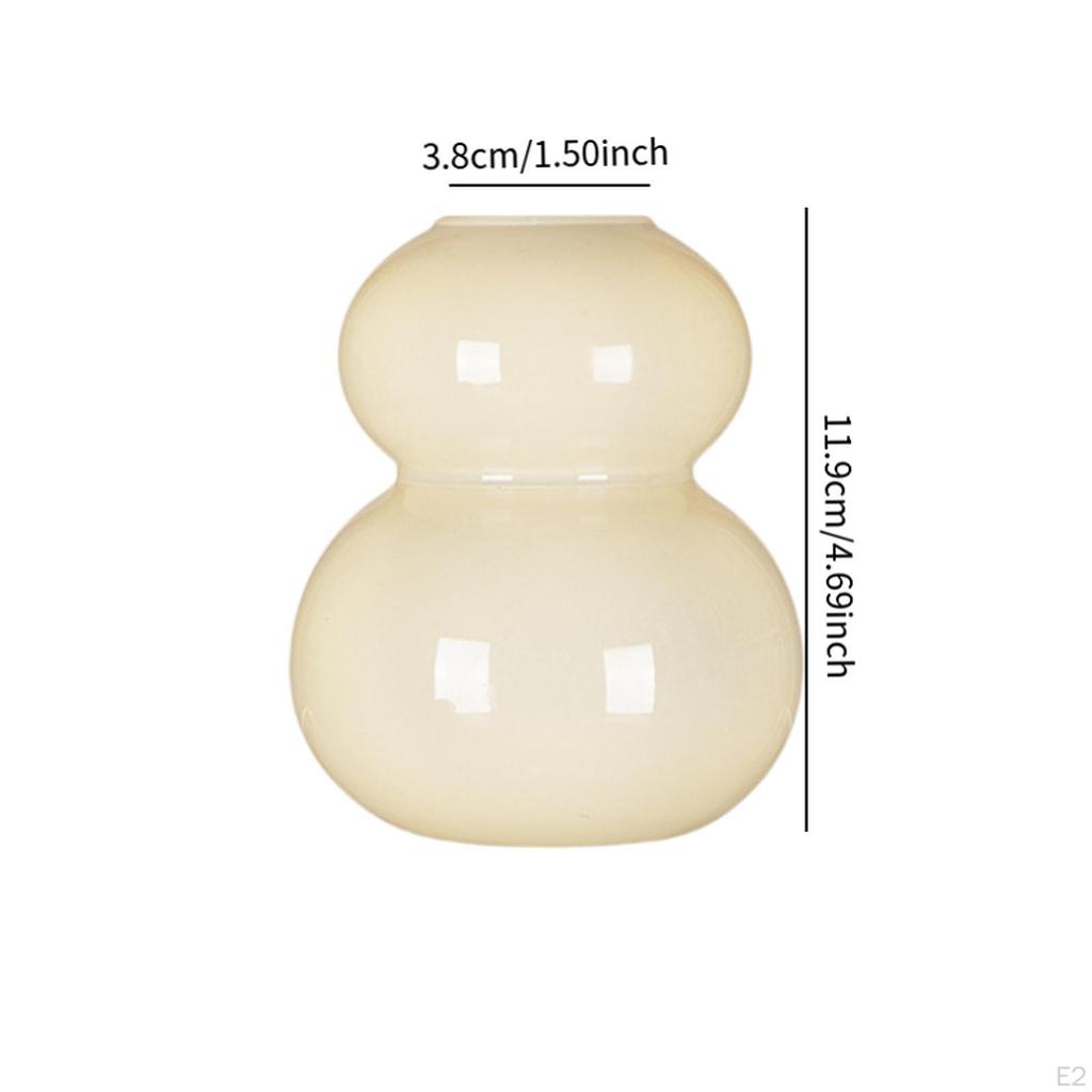 Gourd Shaped Flower Vase Decorative Birthday Gifts Floral Arrangement Tabletop Decoration for