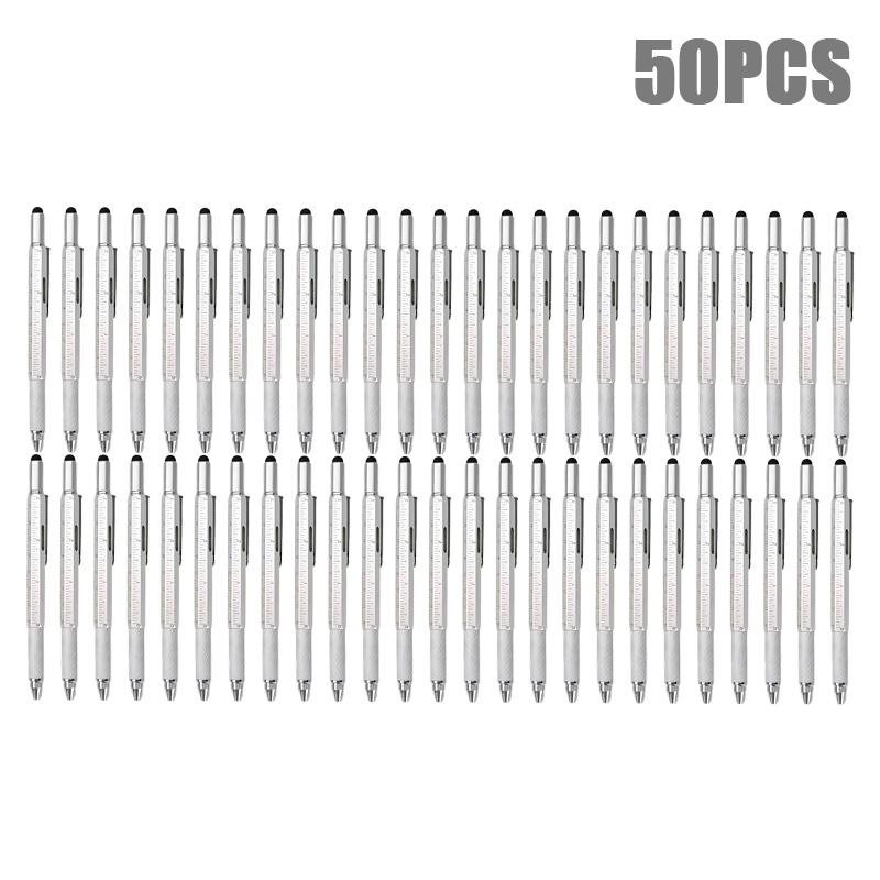 Multifunkčné pero 7 v 1 s dotykovou obrazovkou Kapacitné pero stylusu so skrutkovačom