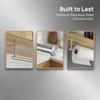 Sturdy Paper Towel Holder Stainless Steel Roll Dispenser High Quality Paper Holder  Space Saving