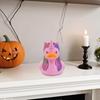 3D Printed Crocodile Duck Figurine Ghost Pumpkin Demon Duck Statue Animal Sculpture Home Office Decoration Ornament