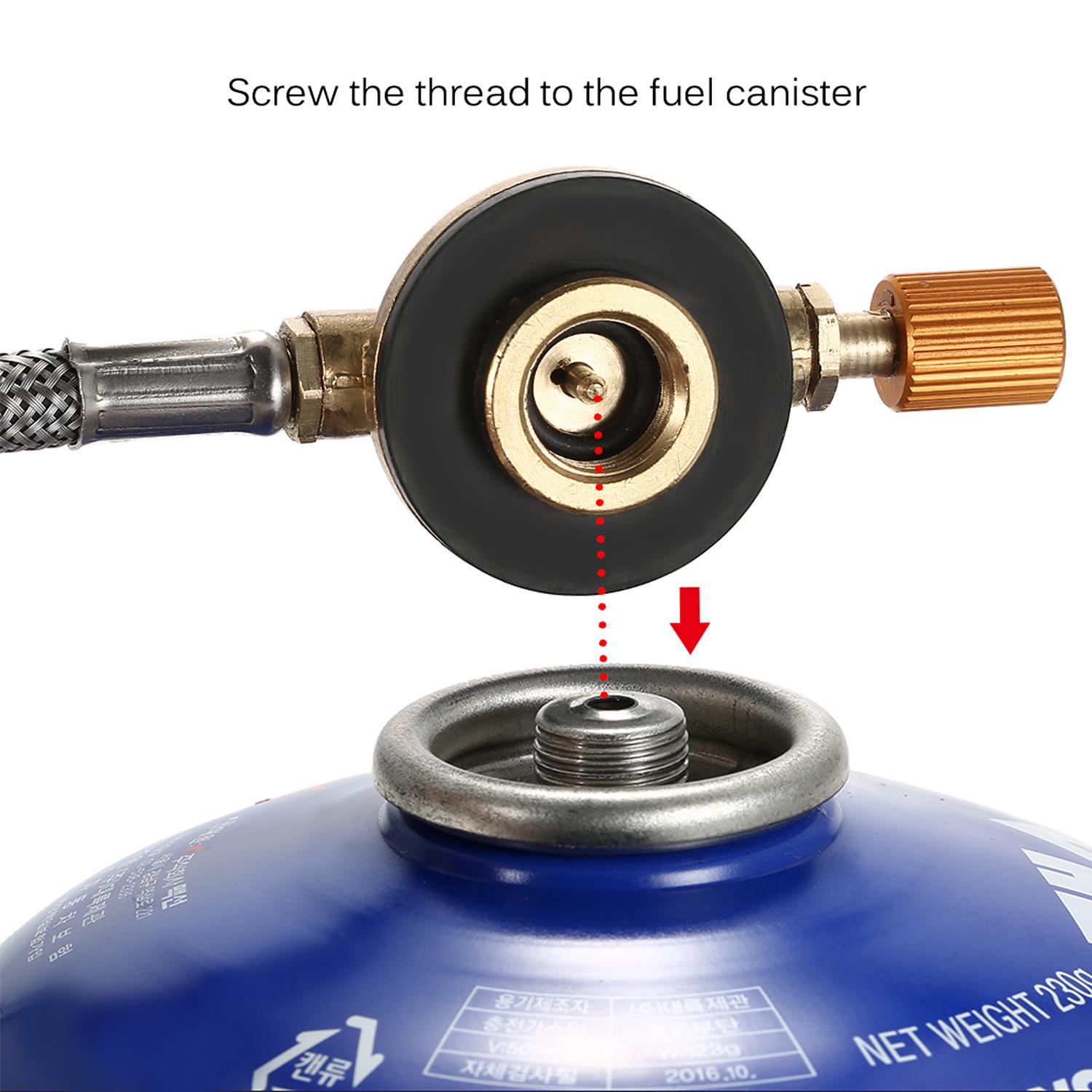 Lixada складная газовая плита для кемпинга ветрозащитная с пьезоэлектрическим зажиганием — фото 3