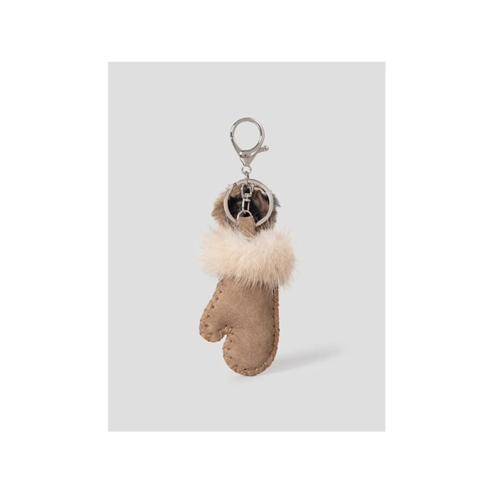 8SECONDS Fur Glove Keychain Yellowish Brown (195X8ZWY5B)