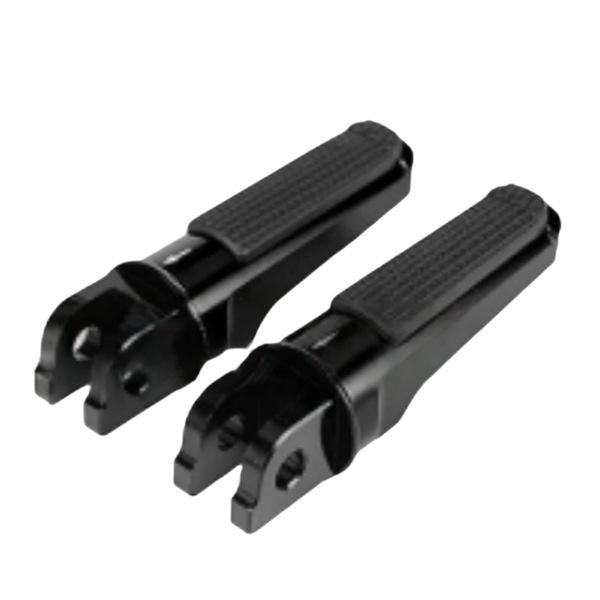 1 Pair Black ABS Anti-slip Motorcycle Front Foot Pegs for Ben