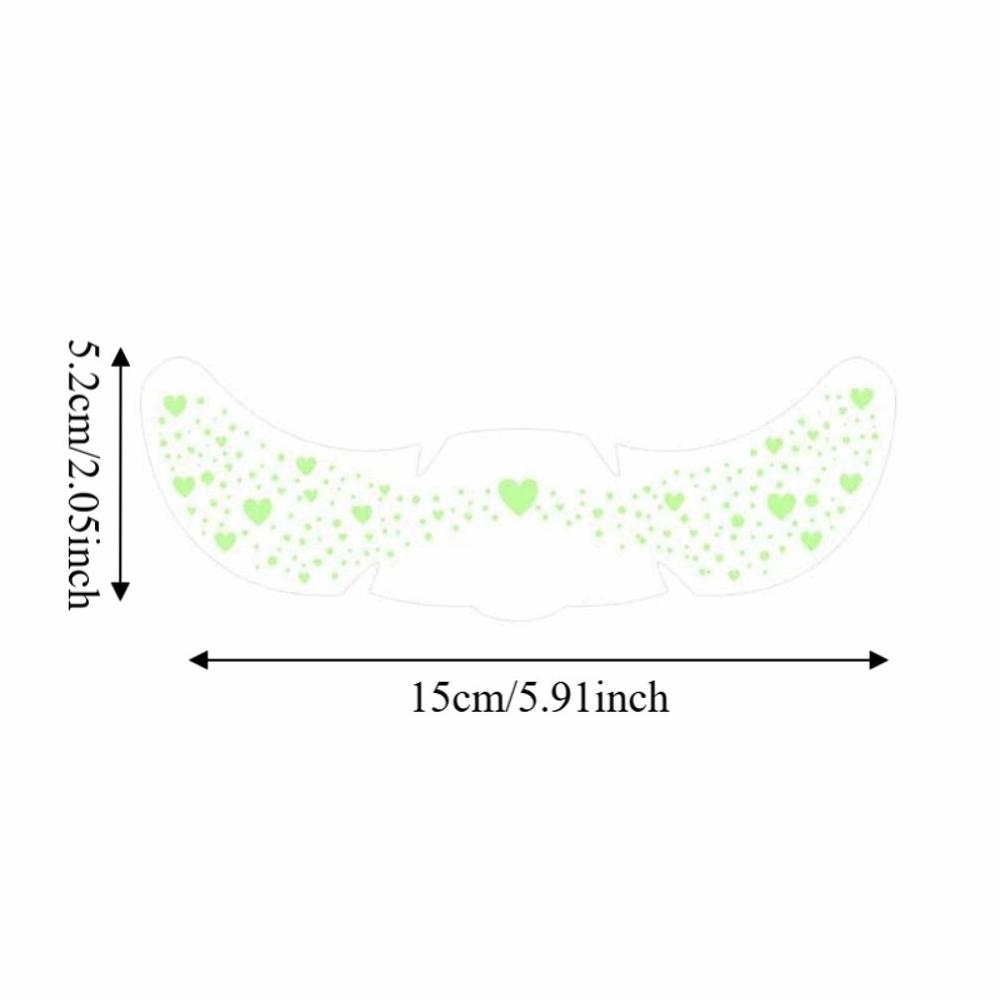 Sparkle Face Temporary Tattoo Star Heart Face Tattoo Sticker Luminous Freckle Tattoo Make Up