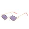 Fashion Metal Rhombus Designer Sunglasses For Men And Women Brand Glasses Vintage Stylish Unisex Uv400 Shades
