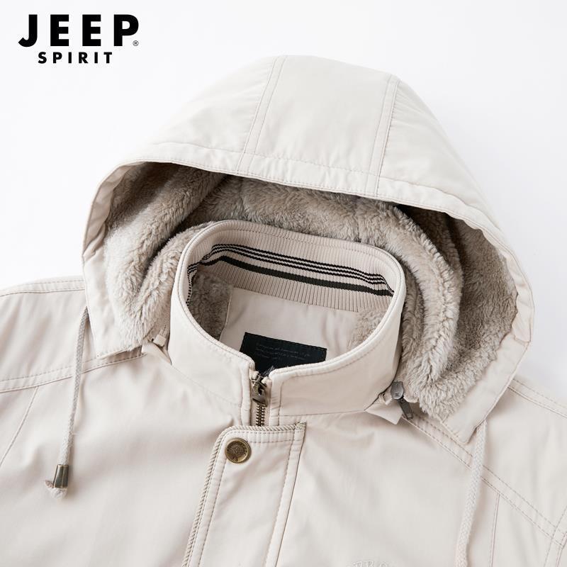JEEP SPIRIT Men's Fleece-Lined Winter Utility Jacket