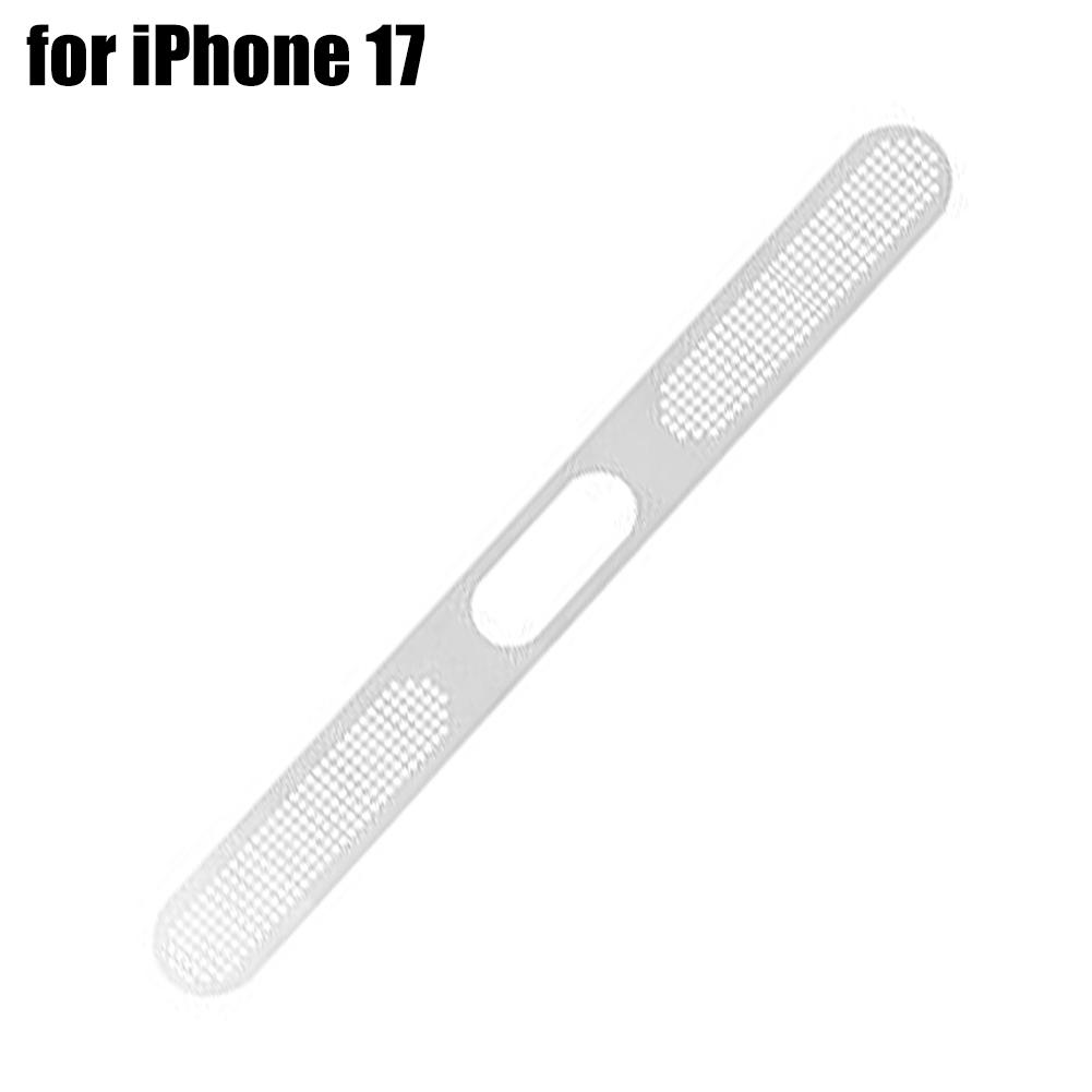 2Pcs Metal Dustproof Net Sticker For iPhone 17 Air 17 Pro Max Easy Install Earpiece Speaker Hole Anti-dust Mesh Protection Cap
