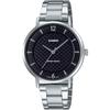 Casio Analog Quartz Women's Watch LTP-VT04D-1A Black Metal Band Imported Model