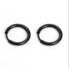For Men Women Silver/Black/Gold Color Titanium Steel Earrings Buckle Round Circle Hoop Earrings