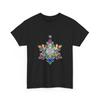 Diamond Snowflake T-Shirt Iridescent Crystal Ornament Design