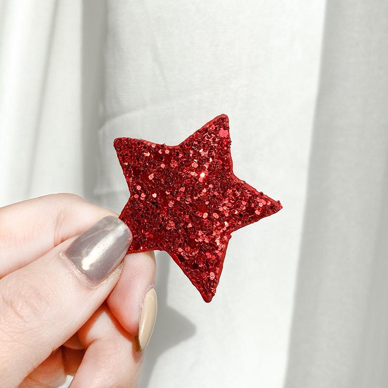 Su Xia Korean Style Glitter Star & Heart Hair Clips for Women & Children