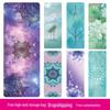 Lightweight Non-Slip Suede Yoga Mat - Sweat-Absorbent Natural Rubber, Foldable Design