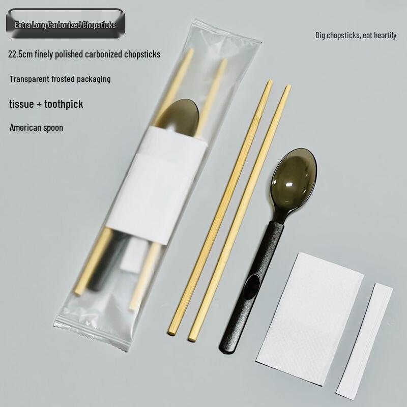 Disposable Spoon & Chopsticks Cutlery Set