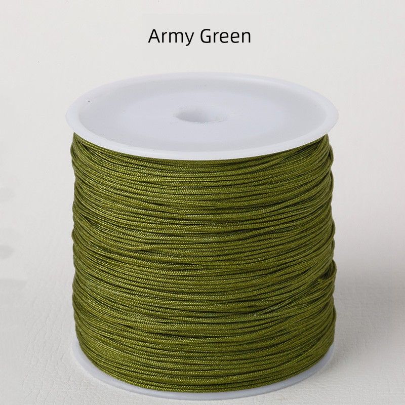 No. 72 Jade Thread 100 M Handmade Braided Rope Bracelet Red Rope Braid Rope Thread Carrying Strap String Jewelry Thread DIY Material