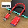 3Pcs/Set Type C To USB 2.0 Female OTG Cable For Phone Tablet Connect U Disk Mouse Keyboards With Braided Design