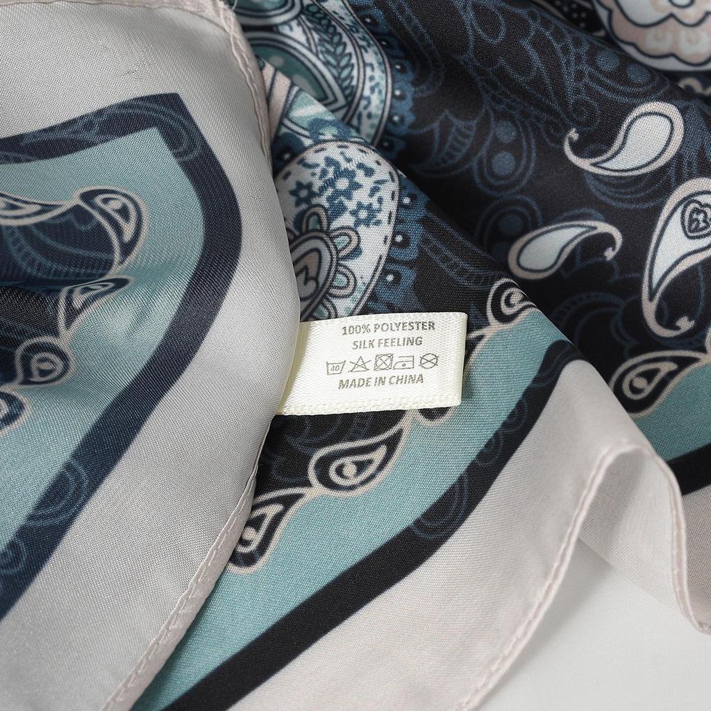 Cross-Border 70cm Silk Cashew Print Scarf - Autumn/Winter Women's Fashion Headscarf