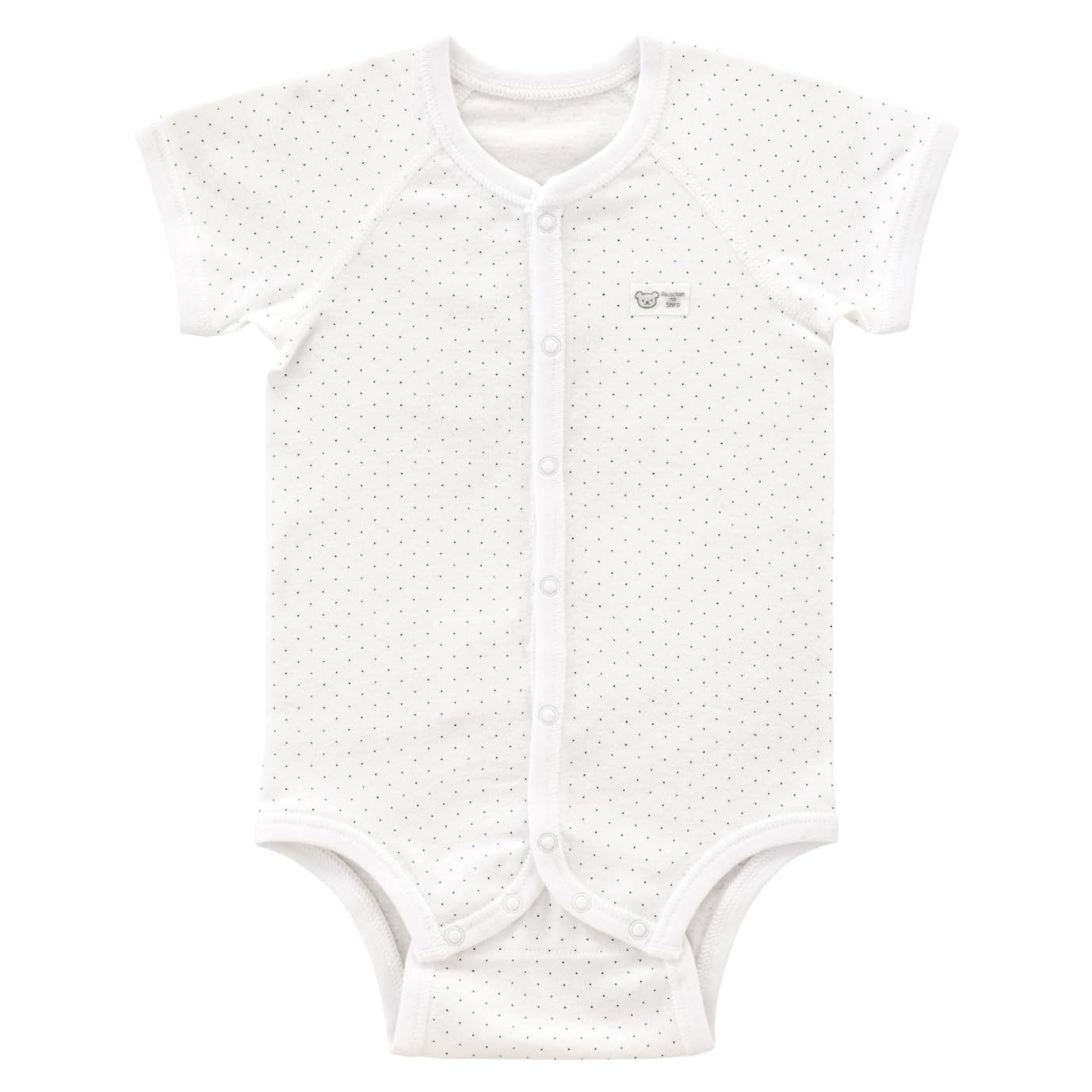 

мини размер горошек сделано в Японии [Baby Castle] Комбинезон с застежкой спереди, 70, в горошек, темно-синий,