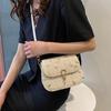 Bolsa crossbody feminina resistente ao desgaste portátil atraente para mulheres adolescentes bolsa de palha