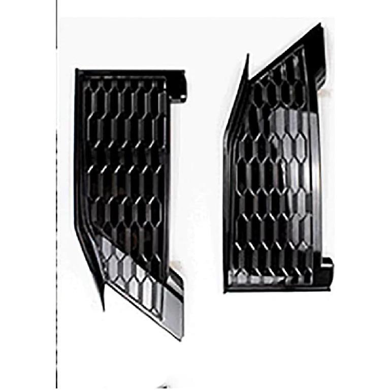 Car Accessories fit for Honda Civic Sedan 10th Gen 2016-2020 ABS Glossy Black Front Fog Light Lamp Cover Trim 2Pcs