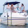3/4/5 Step Boarding Rope Ladder Reusable Yacht Boat Side Hanging Ladder  Yacht Equipment