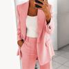 Women's Pants Suit Set Dressy One Button Long Sleeve Blazer And Pants