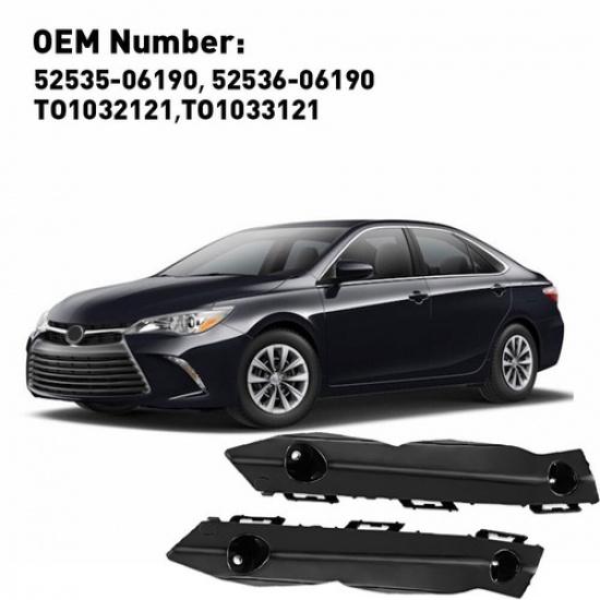 Set of 2 Front Left & Right Side Bumper Bracket Fits Fit 2015-2017 Toyota Camry