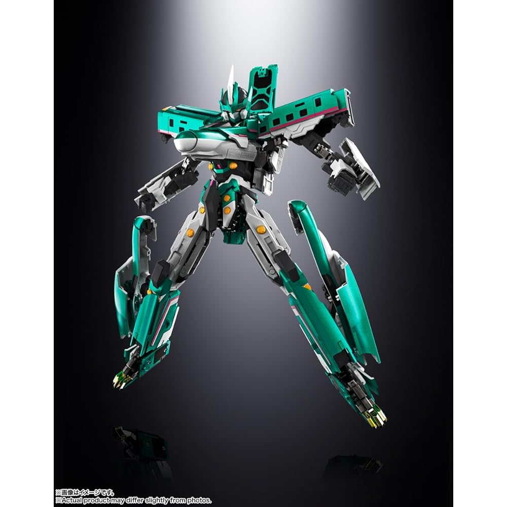 TAMASHII NATIONS Shinkalion E5 Hayabusa Transforming Robot Figure 260mm ABS Diecast Painted Action Figure