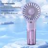 Ultra-Quiet Mini Handheld Fan with Fine Mist & Long Battery Life