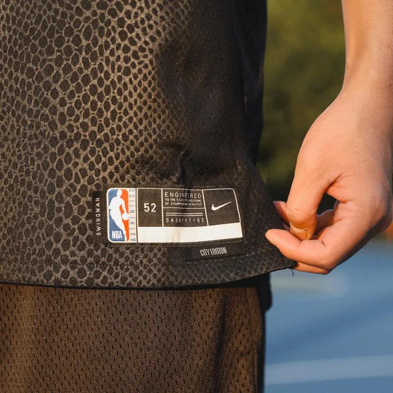 Nike Kobe Mamba Mentality Los Angeles Lakers City Edition Swingman Jersey Black Unisex Tops FN7297-010