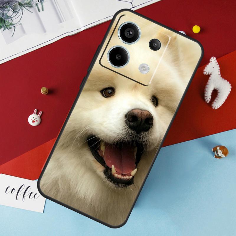 Samoyed Puppy Case For Xiaomi Redmi Note 14 Pro 13 12 11 10 15 Pro Plus Redmi 15 14C 10C 12C 13C 15C Cover
