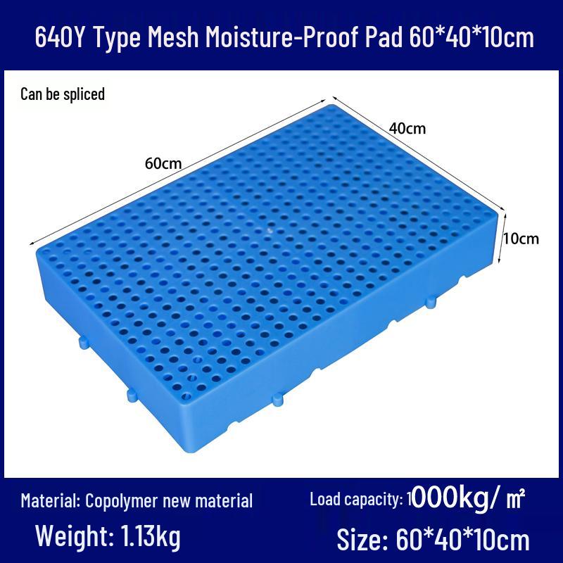 Moisture-Proof Interlocking Plastic Pallet Tray for Warehouse Storage