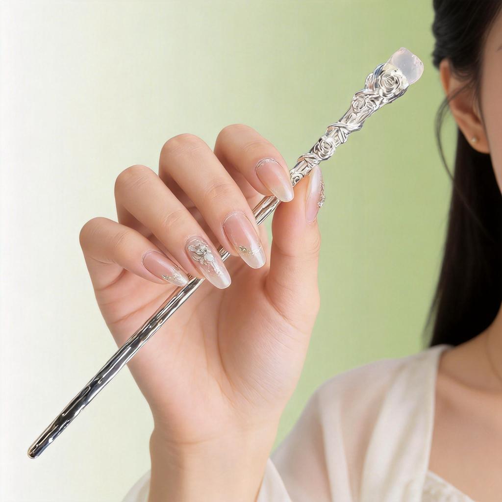 Vintage Chinese Style Hair Sticks Pins for Women Flower Metal Hairpins For Updos Elegant Hair Accessories For Bun Hairstyle