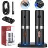 Gravity Sensor Electric Pepper Grinder With Stainless Steel Material For Home Kitchen Fresh Spices