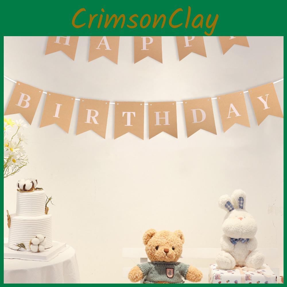 Vibrant Paper Birthday Letter Banners Happy Birthday For Fun Children's Party Decorations